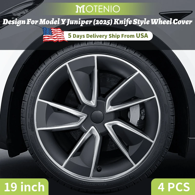kf-Ade4a6fa36e7c4dd1982eb87bade92e9di 4PCS for New Model Y 2025 Juniper 19 Inch Knife Style Hub Cap Full Rim Cover Replacement Wheel Cap Accessories Design for Tesla