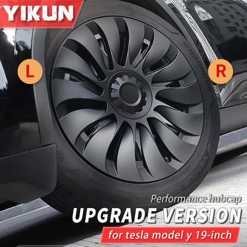 kf-S2321b758c85d4a4d9897b990ac5605aeU 4PCS Wheel Cover for Tesla Model Y 19 Inch Performance Automobile Replacemen Hub cap Full Rim Cover Car Accessories 2018-2024