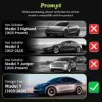 4PCS Hub Cap Design for Tesla Model Y 2020-2024 Wheel Cover 19inch Hurricane Hubcaps Automobile Replacement Full Rim Accessories