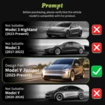 4PCS for New Model Y 2025 Juniper 19 Inch Knife Style Hub Cap Full Rim Cover Replacement Wheel Cap Accessories Design for Tesla