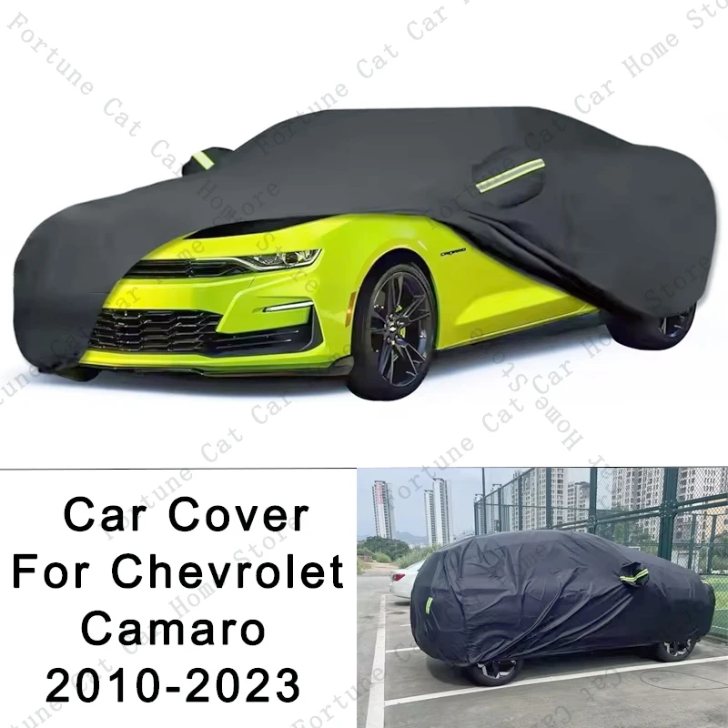 Waterproof Full Car Covers for Chevrolet Chevy Camaro 2010-2023 Custom Heavy Duty Waterproof All Weather Protection Outdoor 2017