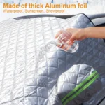 Waterproof Cover Exterior Car Covers Outdoor Half Awning Anti-Snow Windshield Proof Protective Cotton Sunshade Anti Ice Frost
