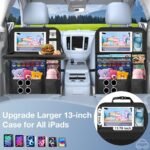 Kick Mat Car Seat-Back Organizer with Tablet Holder