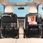 Leather Car Seat-Back Organizer – Premium Storage Pocket
