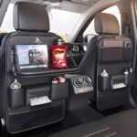 Car Seat-Back Organizer with Foldable Tray Table