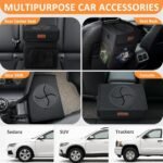 Leak-Proof Hanging Car Trash Can with Lid