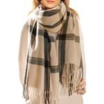 Plaid Blanket Scarf – Oversized Tartan Wrap