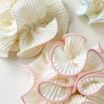 Pleated Fabric Scrunchies – Textured Hair Ties