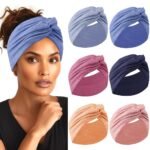 Wide Knotted Fabric Headbands – Top Knot Hair Bands