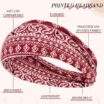 Boho Elastic Headwraps – Printed Hair Bands Set