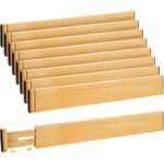 Adjustable Spring-Loaded Drawer Dividers – 4-Pack Expandable Separators