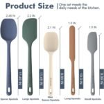 Seamless One-Piece Silicone Spatulas – Hygienic Kitchen Set