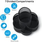 Rotating Desk Pen Holder – 360-Degree Supply Organizer