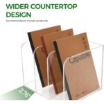 Acrylic Desk File Organizer – Clear Document Sorter