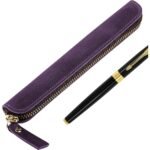 Leather Pen Pouch – Zippered Writing Case