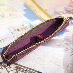 Leather Pen Pouch – Zippered Writing Case
