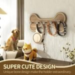 Wall-Mounted Wooden Dog Leash Holder – Entryway Hook Rack