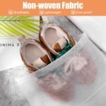 Breathable Shoe Dust Bags – Drawstring Storage Set