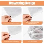 Breathable Shoe Dust Bags – Drawstring Storage Set