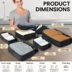 Compression Packing Cubes – Double Zipper Space-Saving Organizers