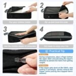 Compression Packing Cubes – Double Zipper Space-Saving Organizers