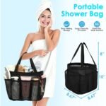Waterproof Shower Toiletry Tote – Mesh Caddy Bag